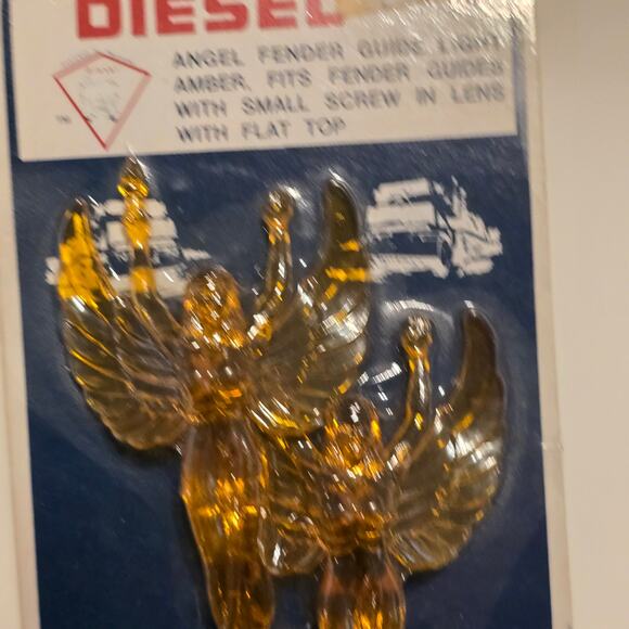 Vintage Diesel Electronics For Truckers, Amber Angel Fender Guide NIP - Picture 2 of 4